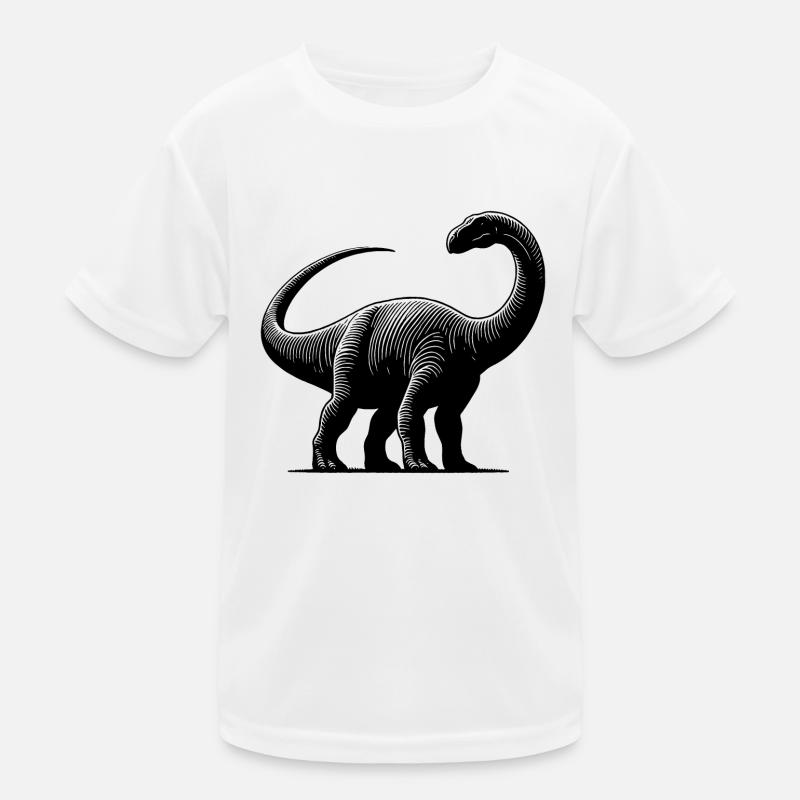 Gewaltiger Brachiosaurus Dino Dinosaurier Kinder Funktions-T-Shirt