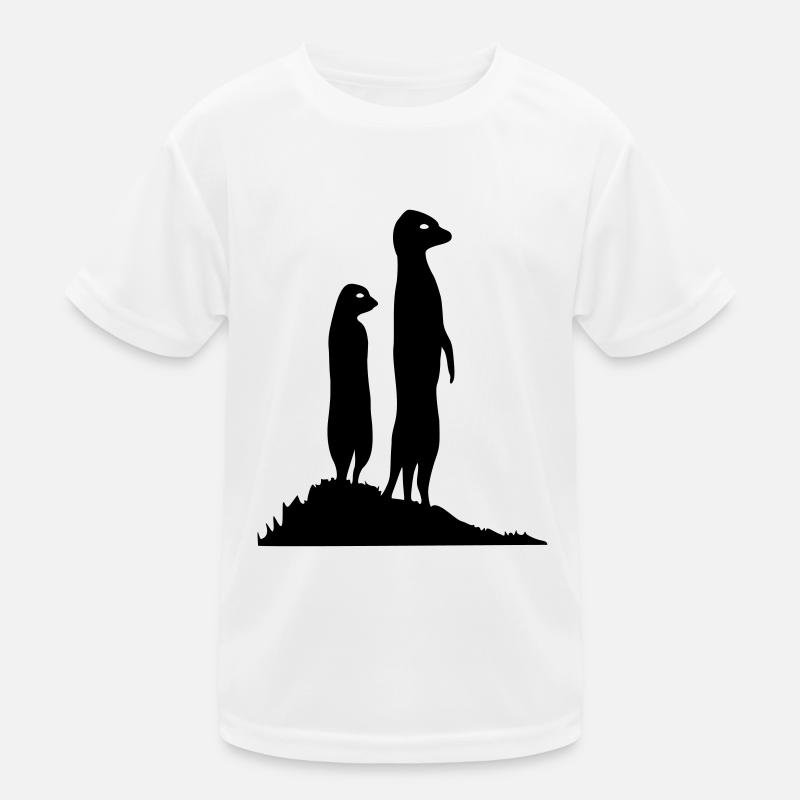 erdmaennchen zwei Kinder Funktions-T-Shirt