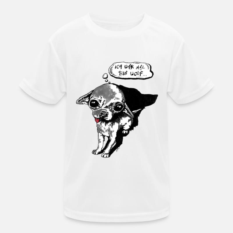 Ich war mal ein Wolf Kinder Funktions-T-Shirt