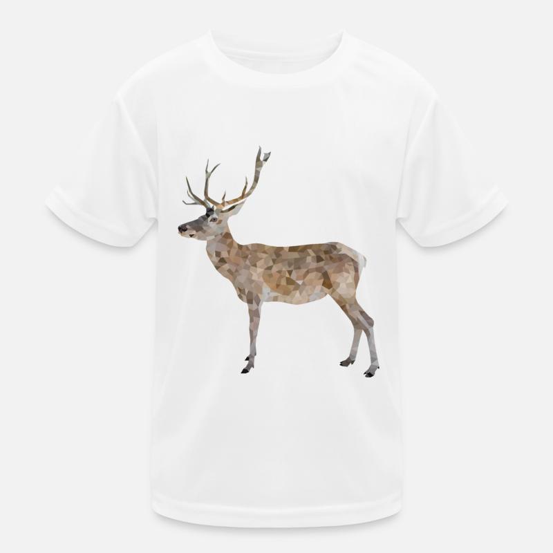 Hirsch Geweihträger T-shirt sport Enfant