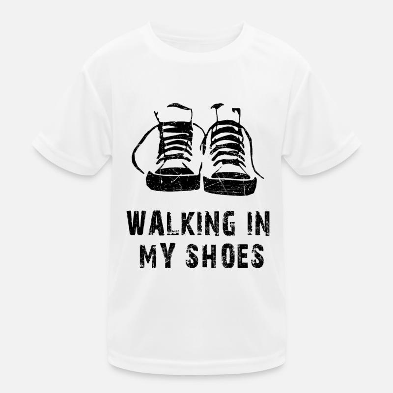 Sneaker marchant dans mes chaussures T-shirt sport Enfant