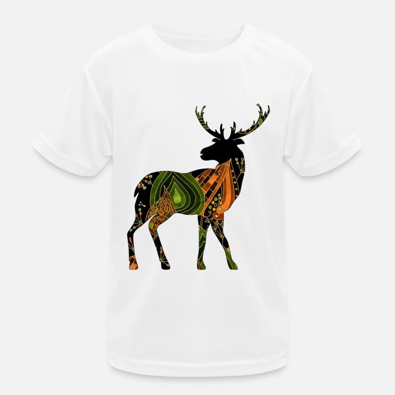 Hirsch Kinder Funktions-T-Shirt
