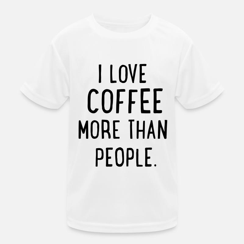 Kaffee Kinder Funktions-T-Shirt