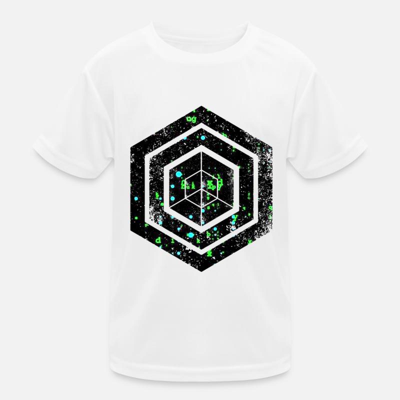 Hexagon-Programmierung Programmierer Codierung geometrisch Kinder Funktions-T-Shirt