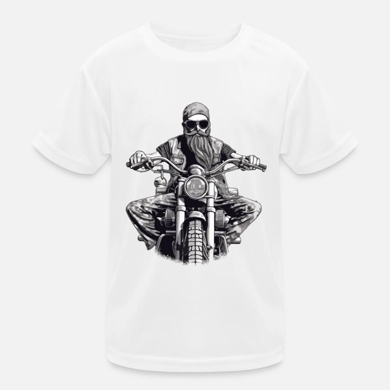 Al le motard T-shirt sport Enfant