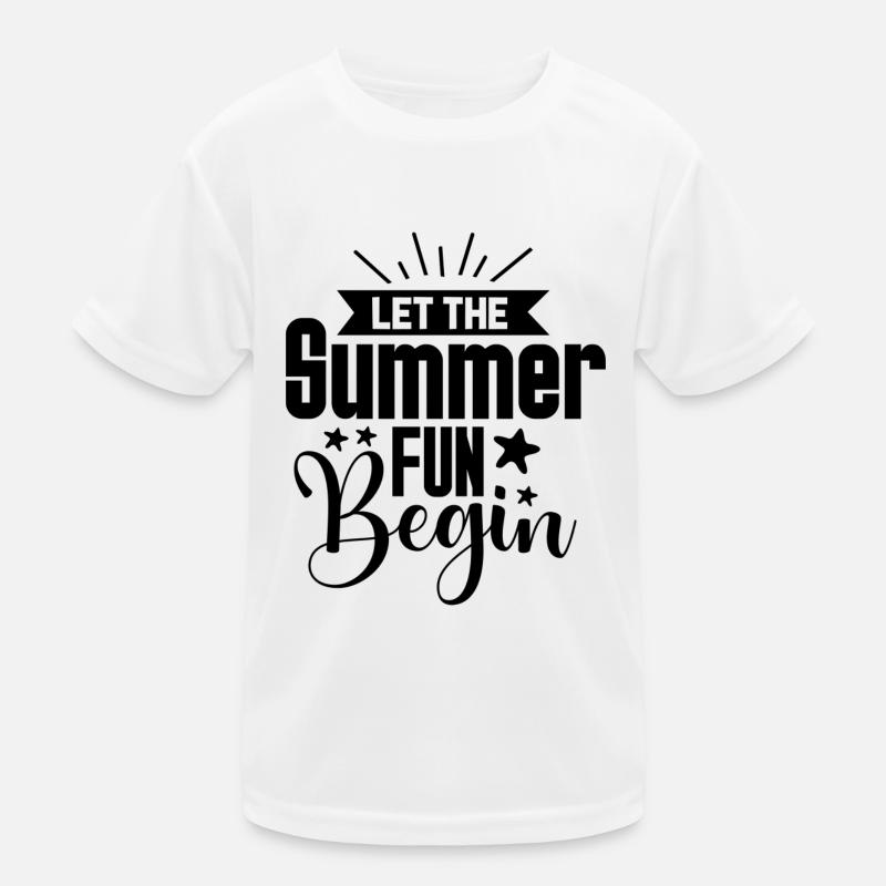 Let the Summer Fun begin Kinder Funktions-T-Shirt
