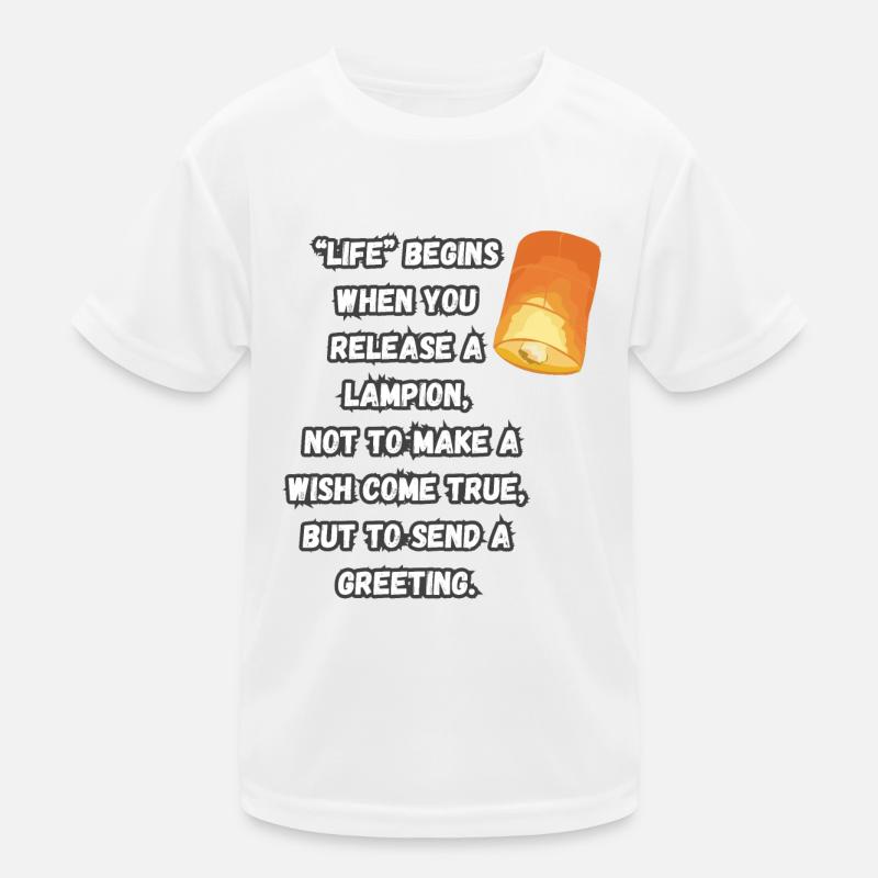 “Life” begins when... Kids Functional T-Shirt