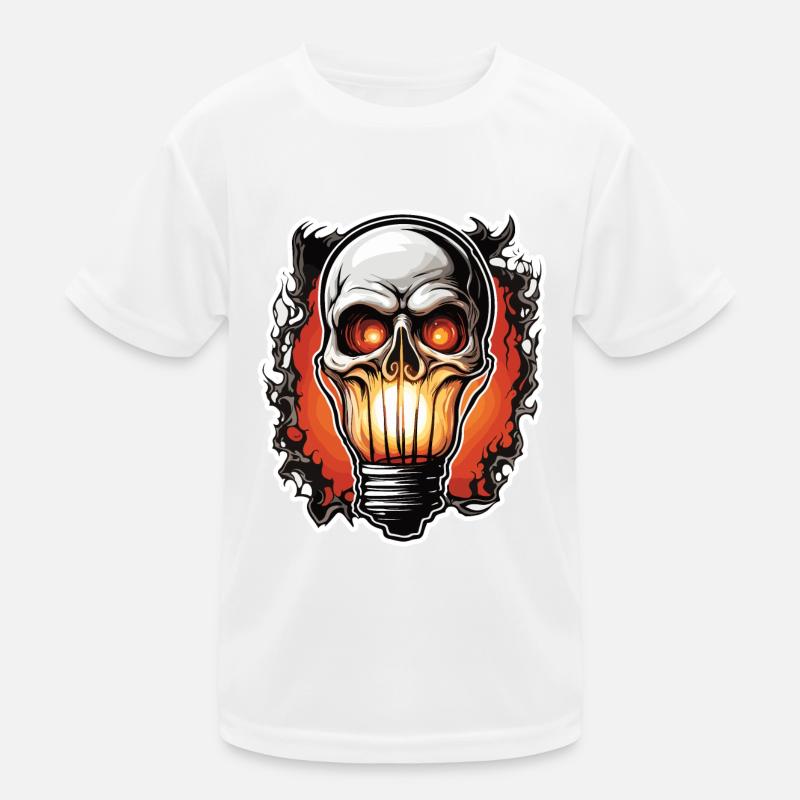 Bulb / Bulb / Brightness / Light Kids Functional T-Shirt