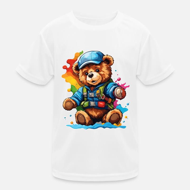 Teddybär / Kuscheltier / Stofftier / Geschenkidee Kinder Funktions-T-Shirt