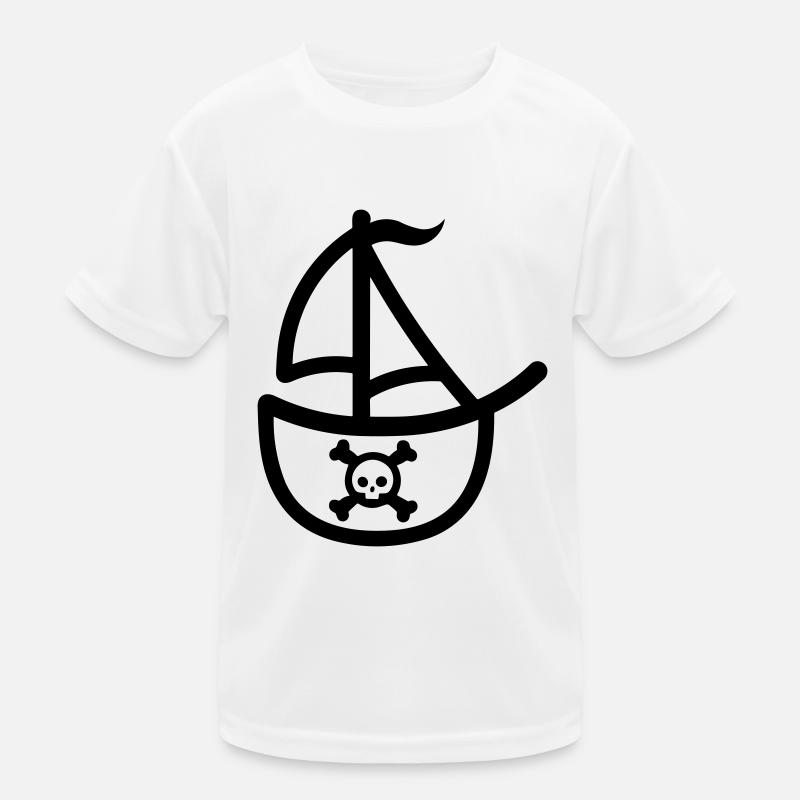 Pirate ship Kids Functional T-Shirt