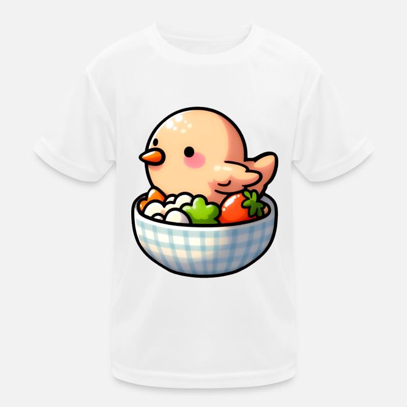 Hühnerfutter - Huhn Kinder Funktions-T-Shirt