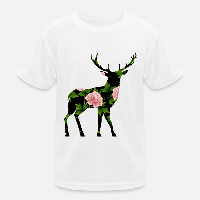 Hirsch Kinder Funktions-T-Shirt