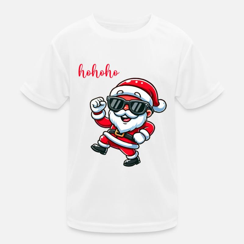 weihnachtsmann hohoho Kinder Funktions-T-Shirt
