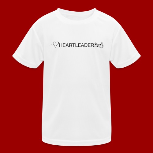 Heartleader Charity (schwarz/grau) - Kinder Funktions-T-Shirt