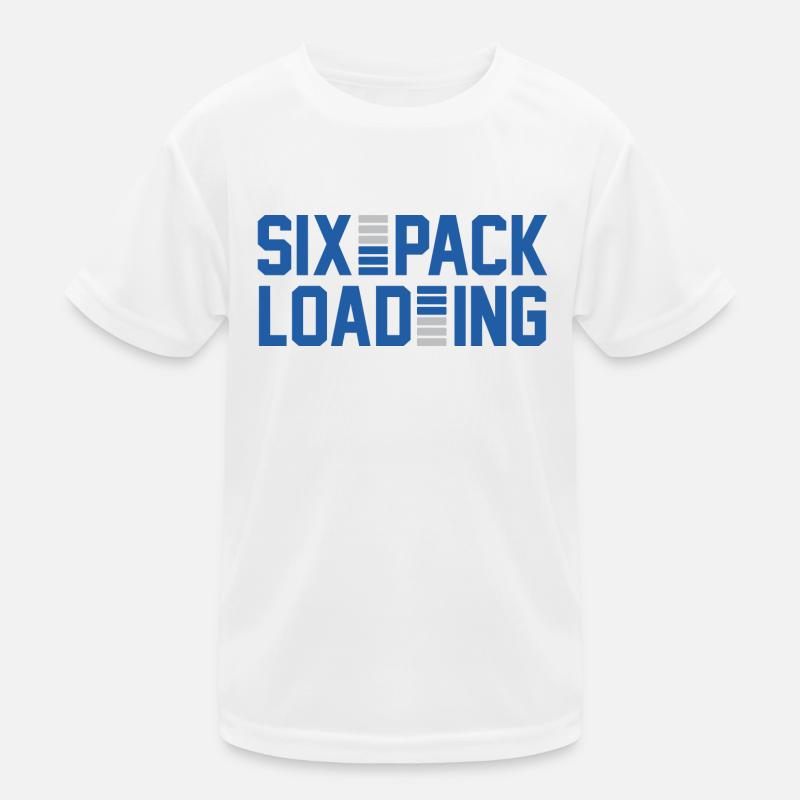 sixpack loading Grafik Kinder Funktions-T-Shirt
