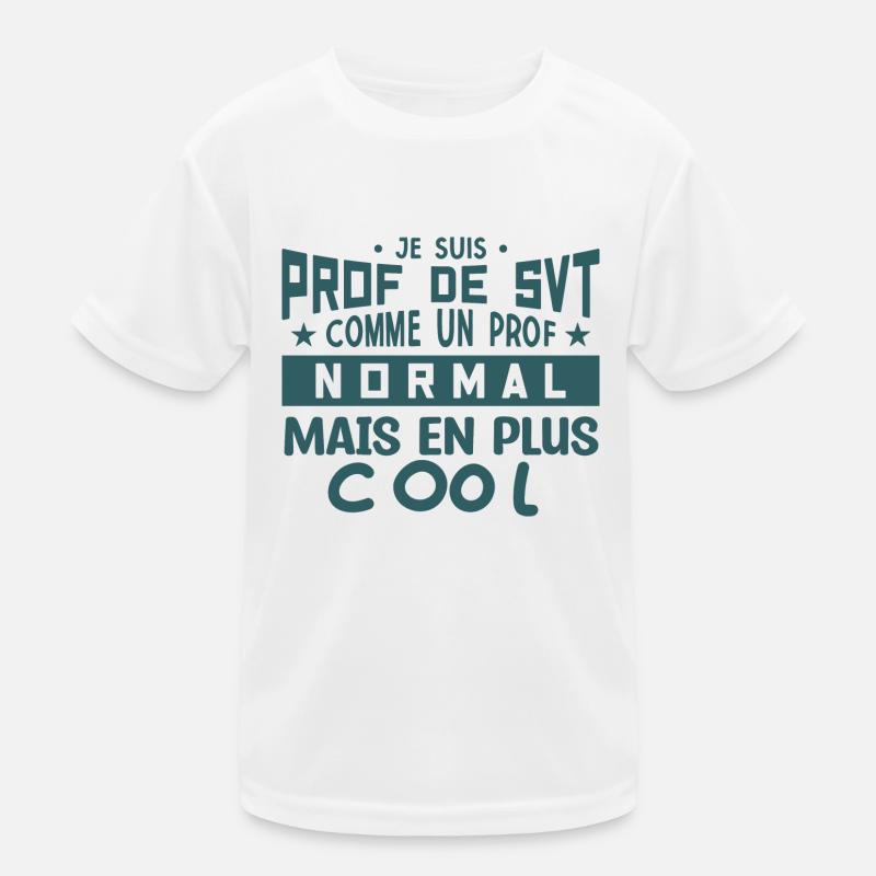 Prof de SVT super cool T-shirt sport Enfant