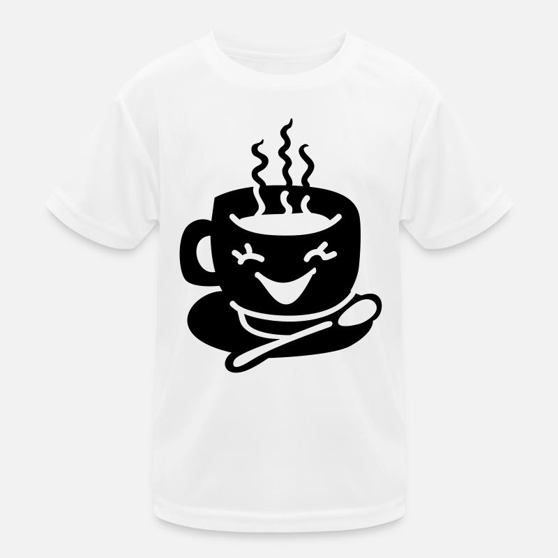 Kaffeetasse Liebe Kinder Funktions-T-Shirt
