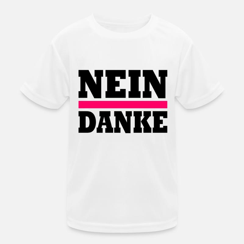 Nein danke Kinder Funktions-T-Shirt
