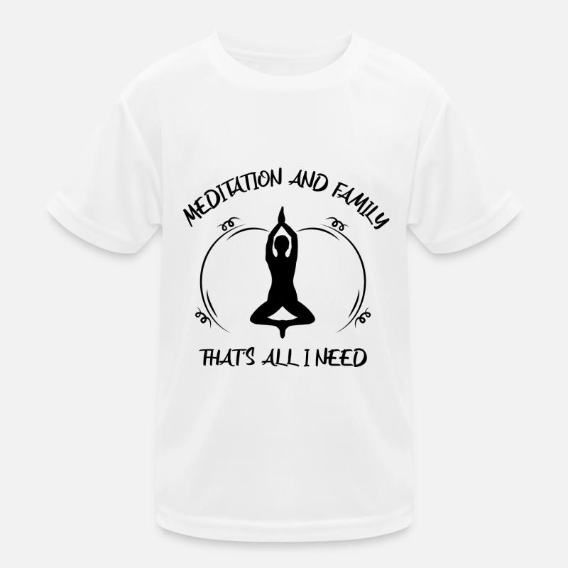 Meditation Kids Functional T-Shirt