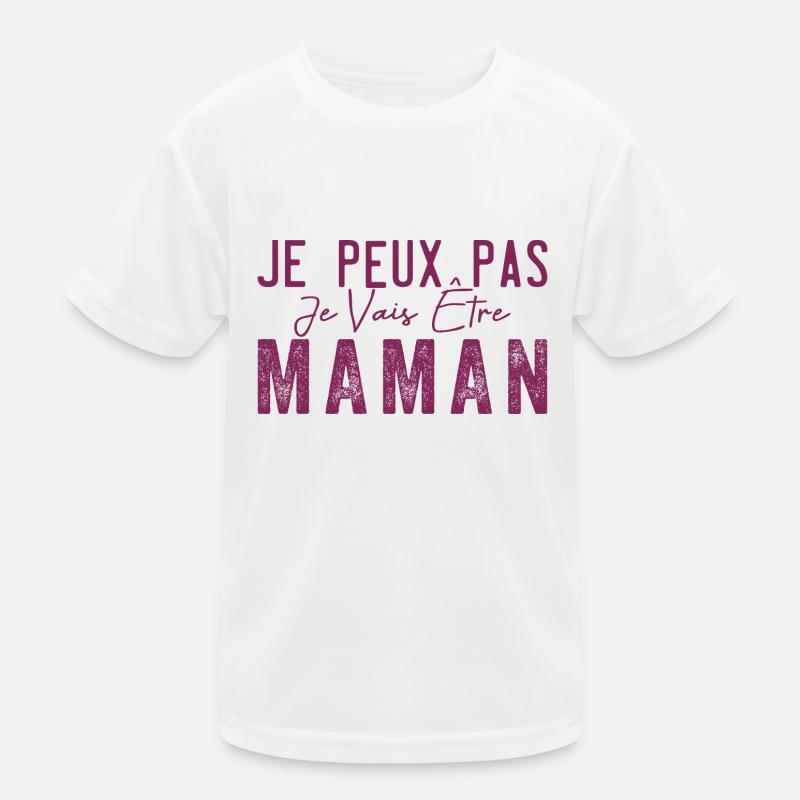 Ich kann nicht, ich werde Mutter| Werdende Mutter Kinder Funktions-T-Shirt