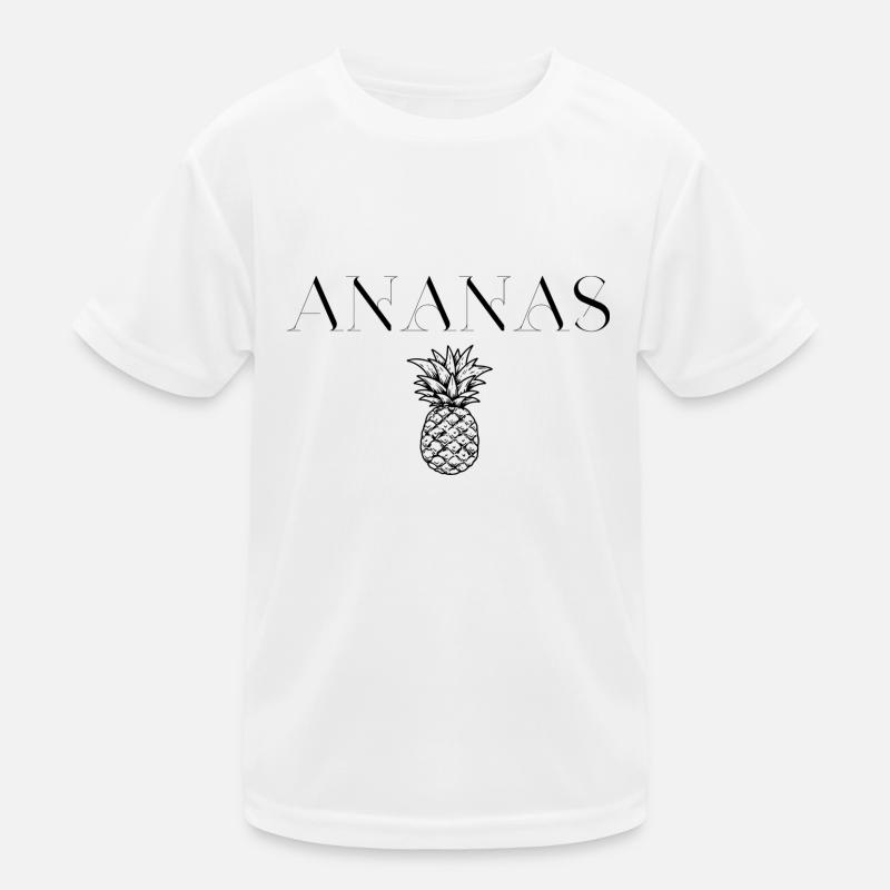 Ananas Design Kinder Funktions-T-Shirt