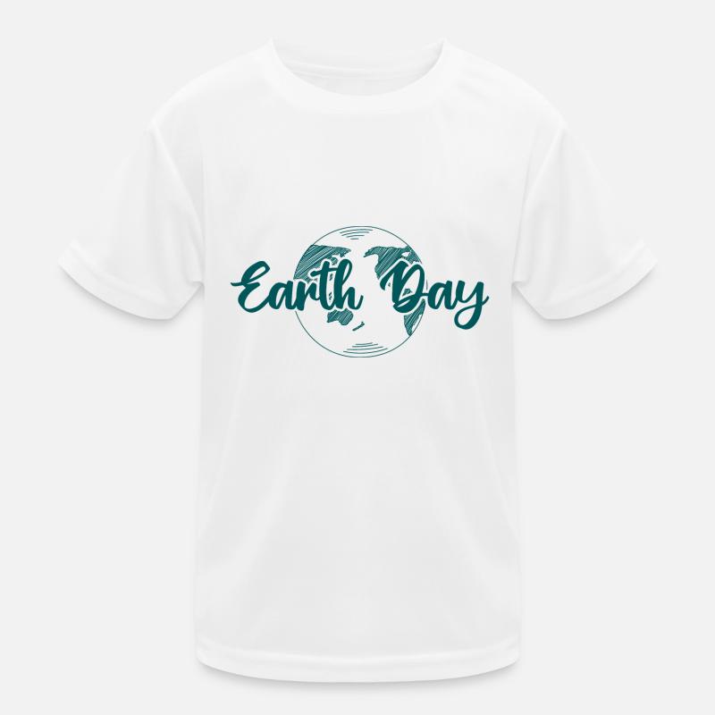 Tag der Erde Kinder Funktions-T-Shirt