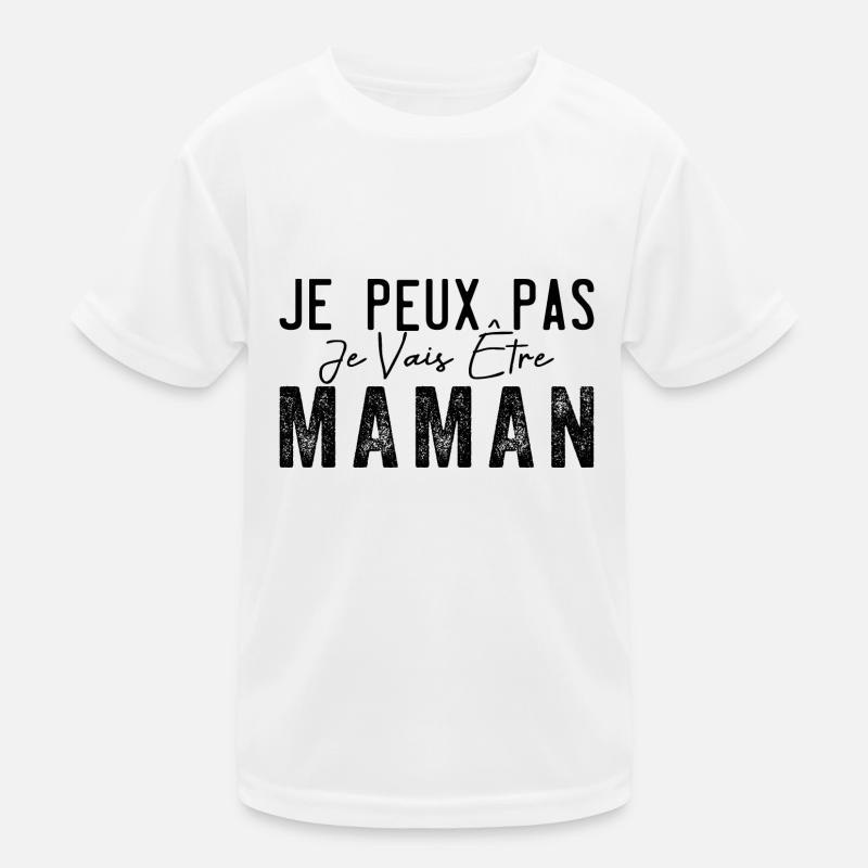 Ich kann nicht, ich werde Mutter| Werdende Mutter Kinder Funktions-T-Shirt