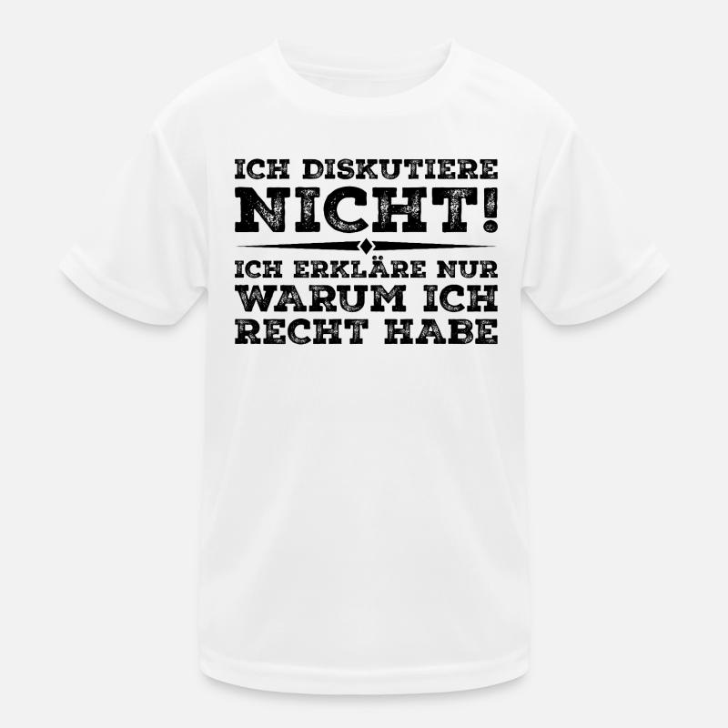 I'm Not Arguing Kinder Funktions-T-Shirt