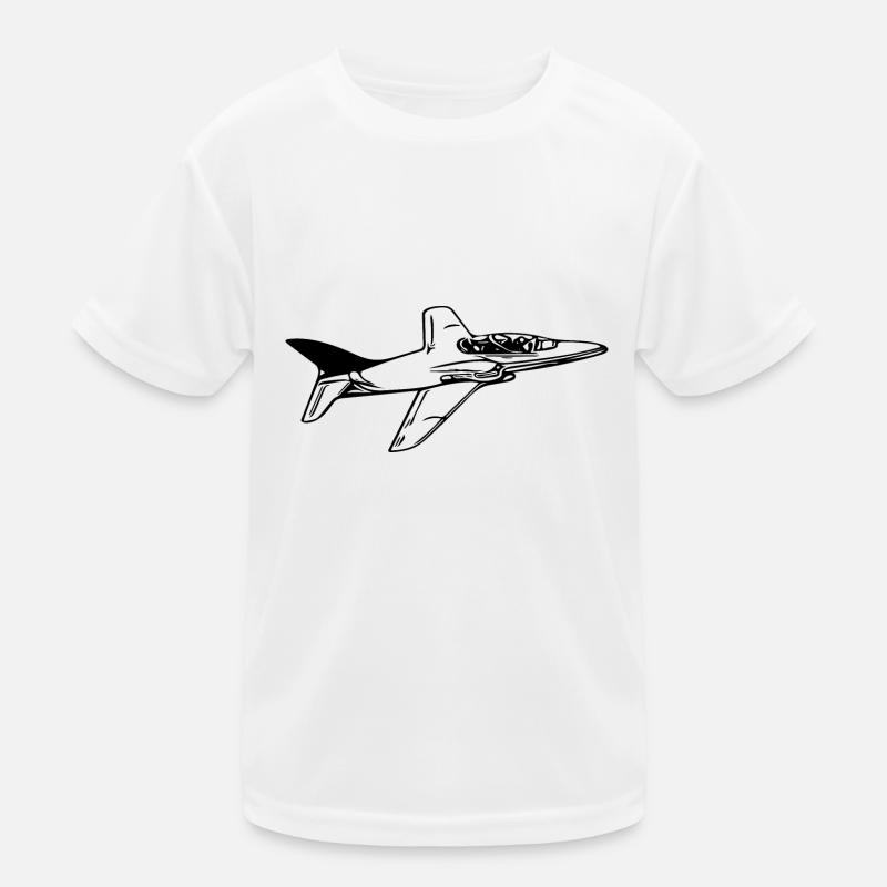 Jet Airplane Flyer Kids Functional T-Shirt