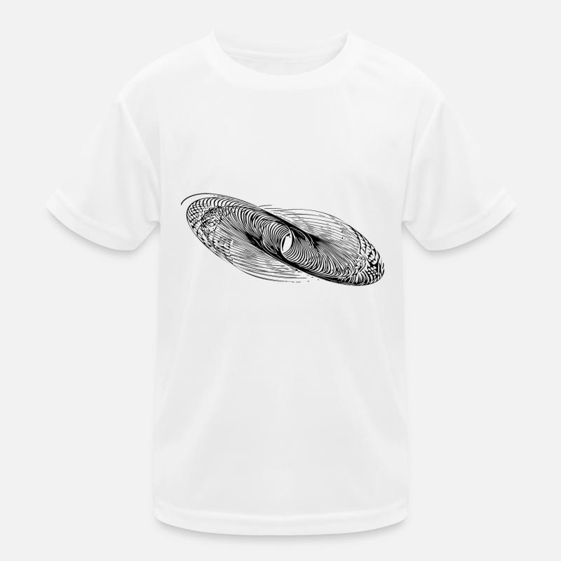 Lignes de cercle géométriques Ellipses T-shirt sport Enfant