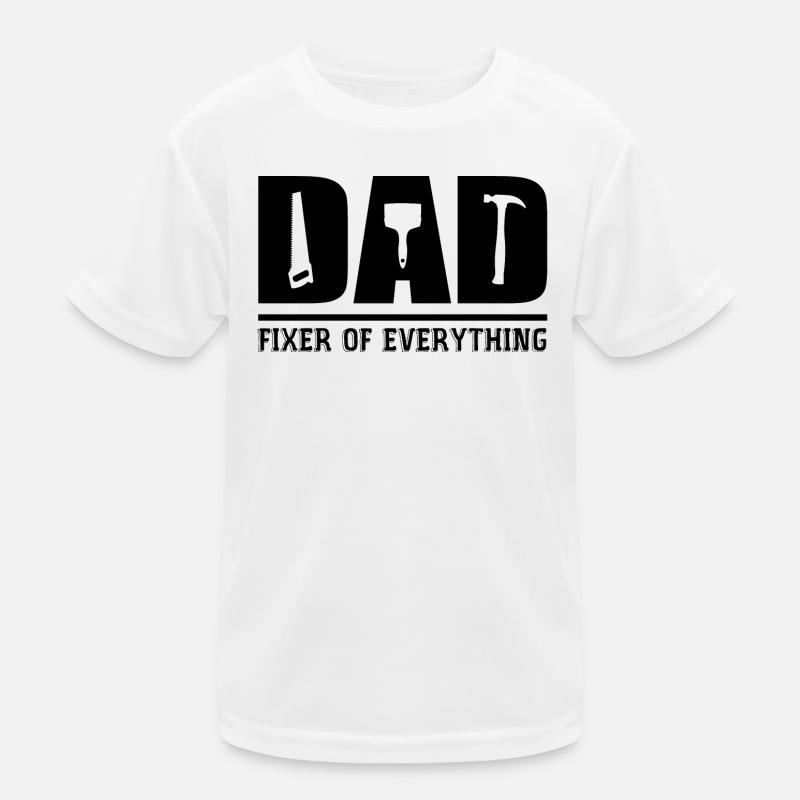 Papa - Fixer von allem Papa Geschenk Kinder Funktions-T-Shirt