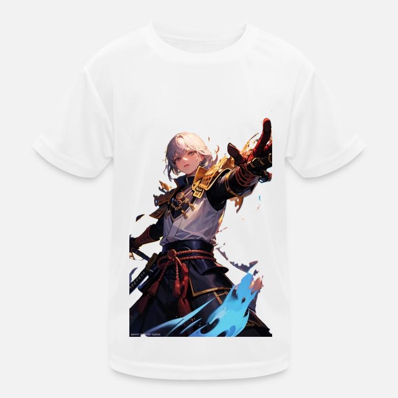 Samouraï des Éléments Maître du Feu et de la Glace T-shirt sport Enfant