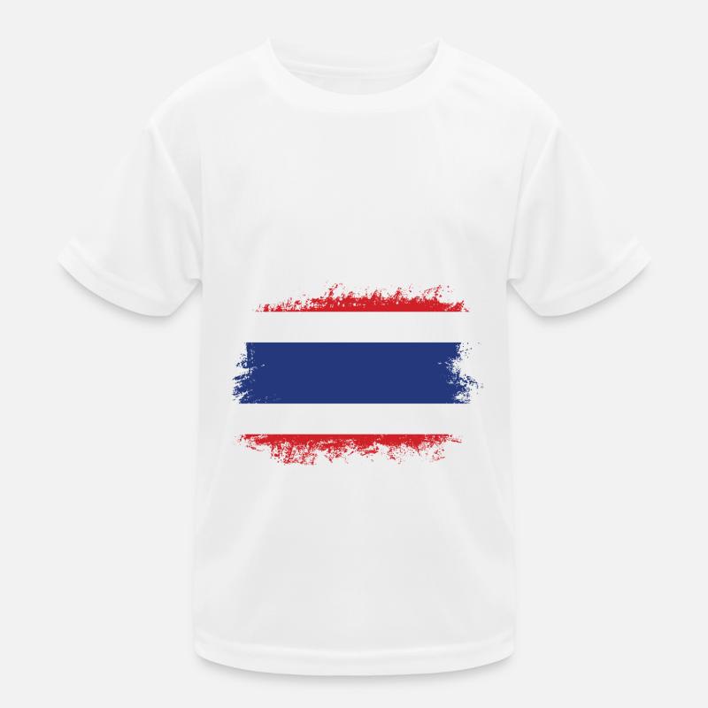 Thaïlande Drapeau Thaï T-shirt sport Enfant