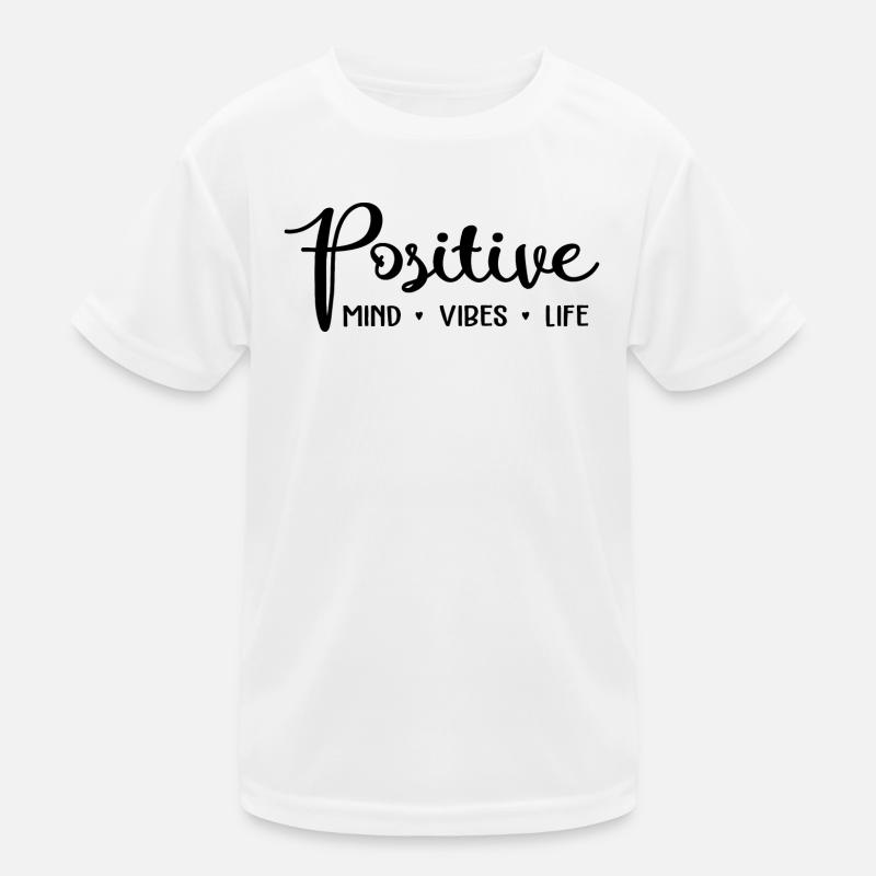 Positive Mind Vibes Leben Kinder Funktions-T-Shirt