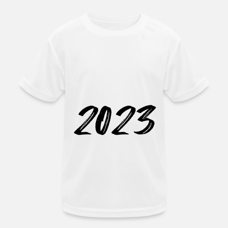 2023 blanc Réveillon du Nouvel An T-shirt sport Enfant