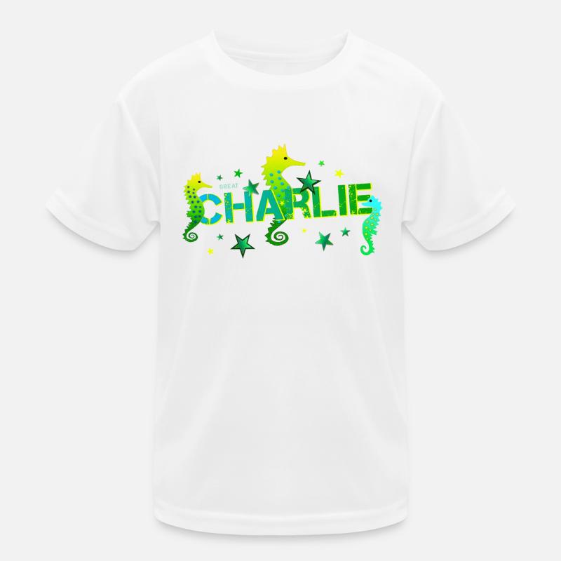 Charlie Kinder Funktions-T-Shirt