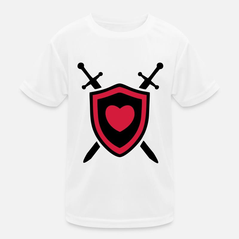 Love for brave shield2 Kids Functional T-Shirt