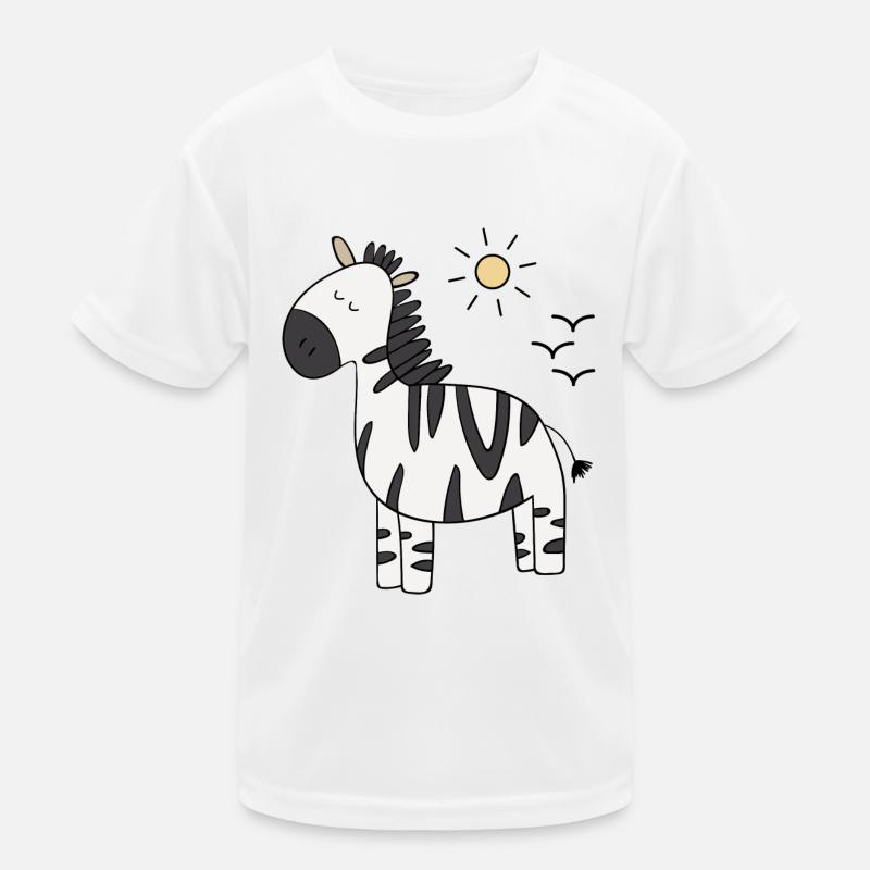 zèbre T-shirt sport Enfant