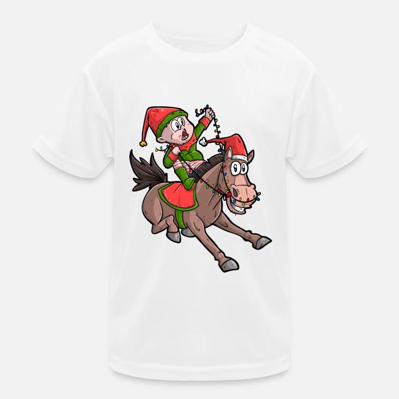Noël cheval / Noël cavalier T-shirt sport Enfant
