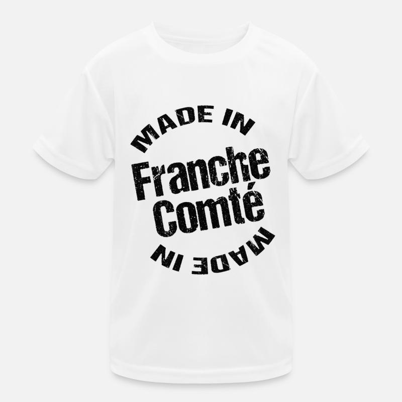 Hergestellt in Der Franche Comté Kinder Funktions-T-Shirt