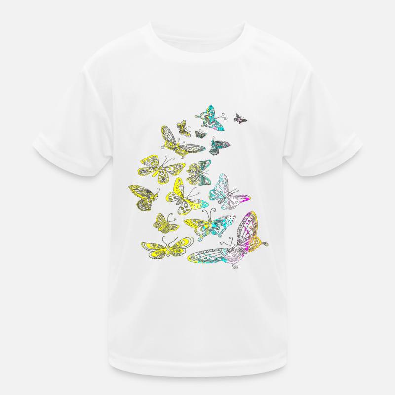 Butterfly tattoo Kids Functional T-Shirt