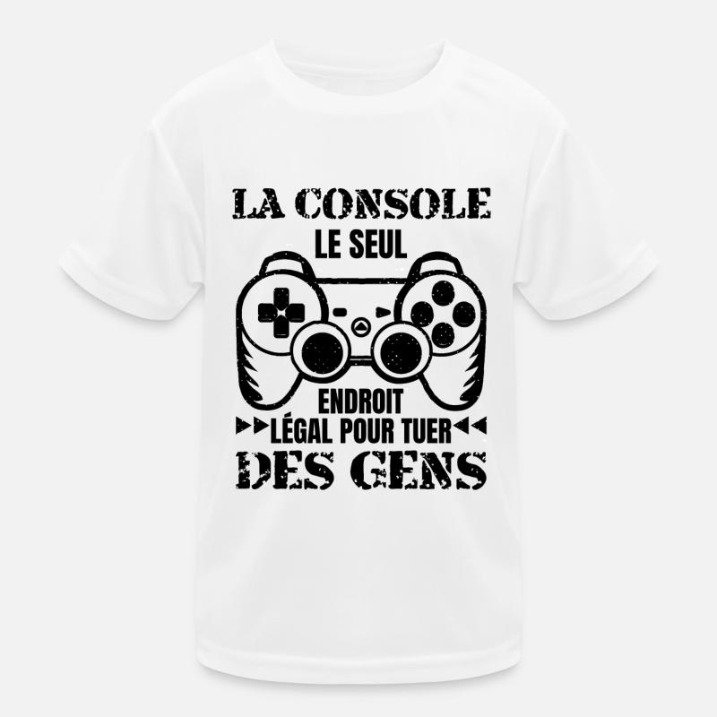 la console T-shirt sport Enfant