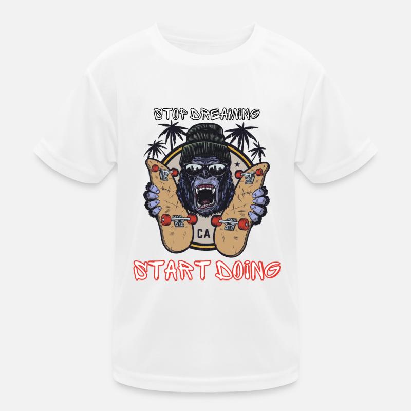 KongGorilla | Stop dreaming, Start Doing T-shirt sport Enfant