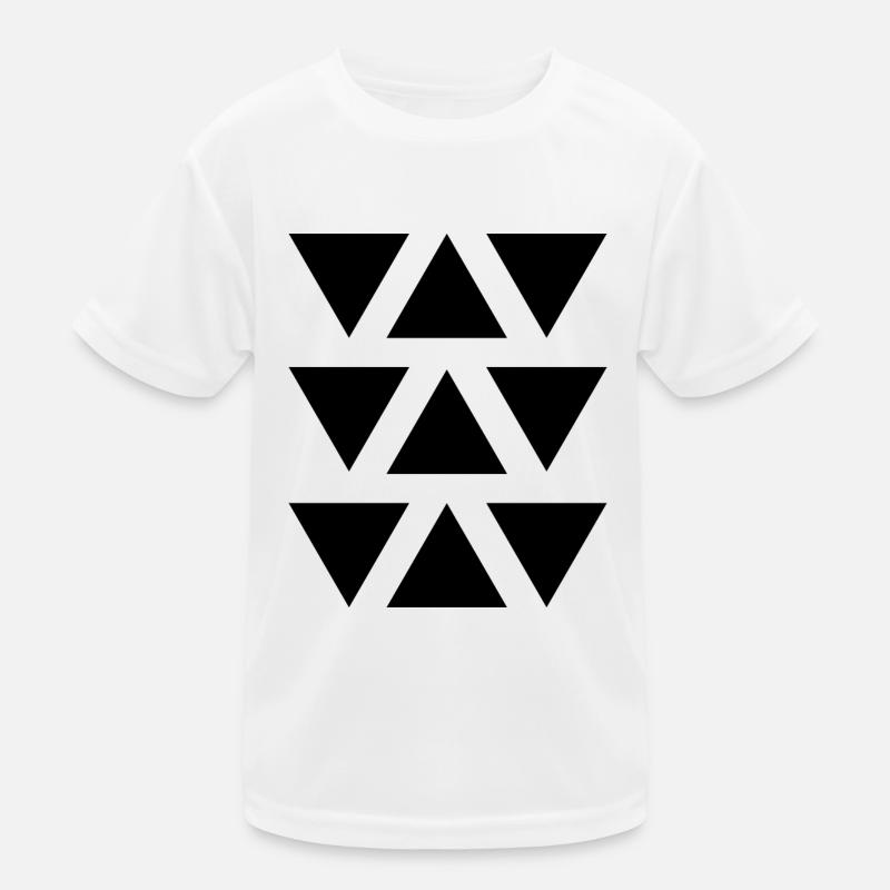 Forme géométrique triangle T-shirt sport Enfant