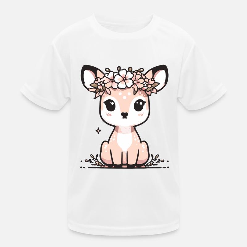 Cerf doux T-shirt sport Enfant