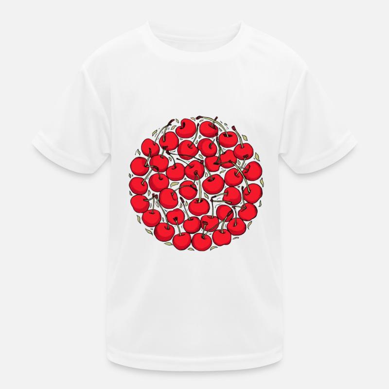 Kirschen Kinder Funktions-T-Shirt
