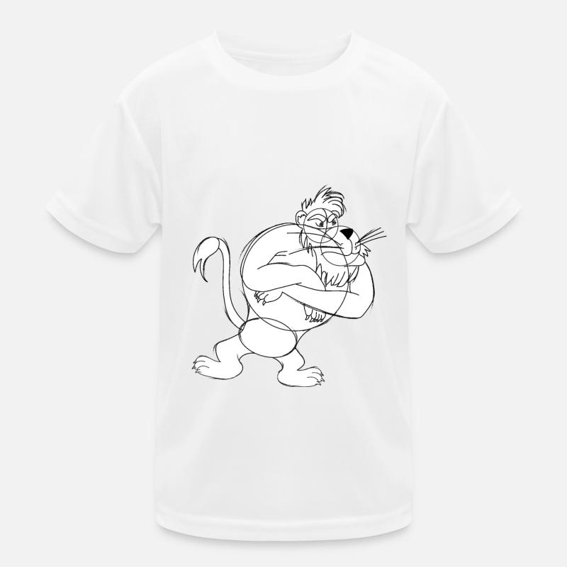 Wütender Löwe Kinder Funktions-T-Shirt