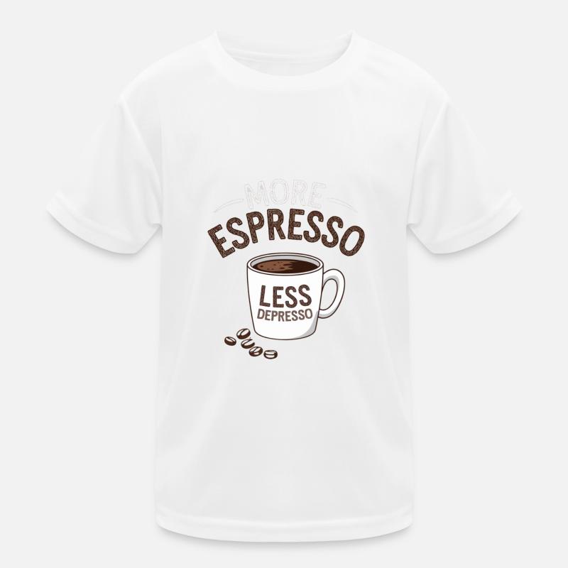 Espresso, Coffee, Kaffee, Latte, Geschenkidee Kinder Funktions-T-Shirt