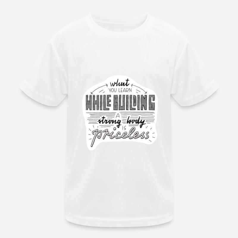 Construire un corps fort T-shirt sport Enfant