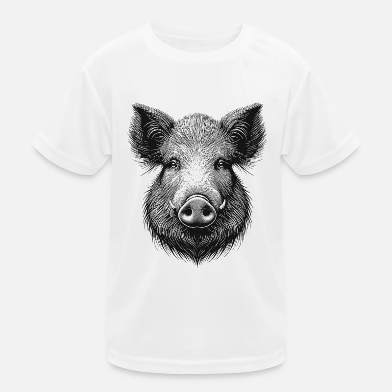 Wild boar Kids Functional T-Shirt
